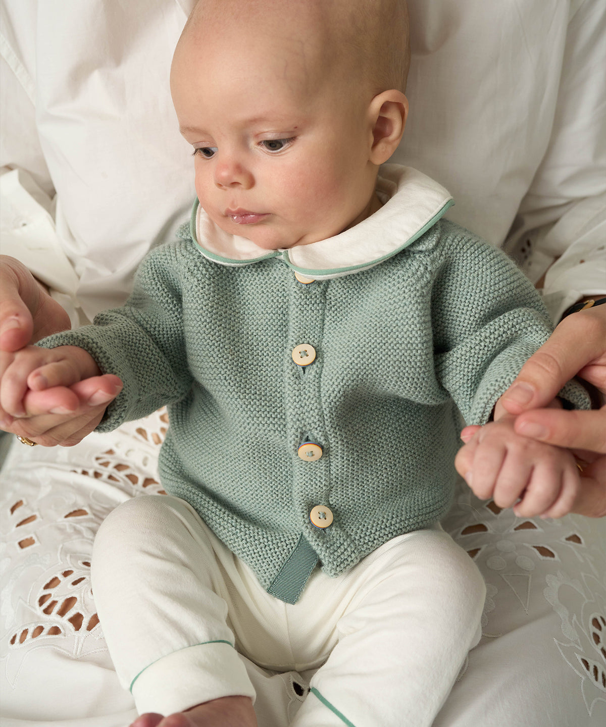 Pat Baby Jacket, Seafoam