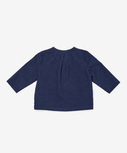Lupo Baby Shirt, Navy Corduroy
