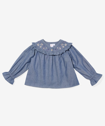 Maggie Blouse, Denim
