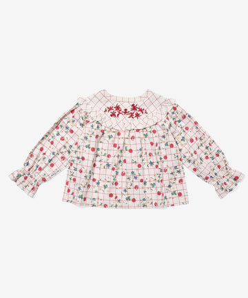 Maggie Blouse, Pomegranate Parade