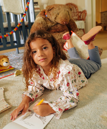 Maggie Blouse, Pomegranate Parade