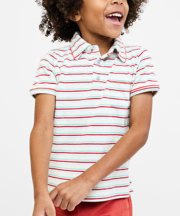 Marco Polo, Turquoise Triple Stripe