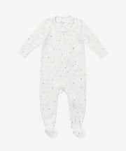 Marley Zip Pajama, Blue Hearts