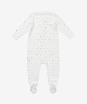 Marley Zip Pajama, Blue Hearts