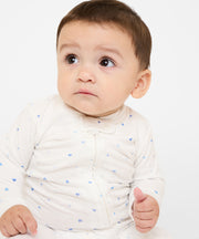 Marley Zip Pajama, Blue Hearts