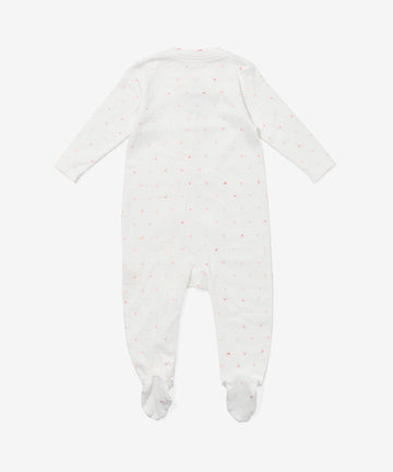 Marley Zip Pajama, Rose Hearts