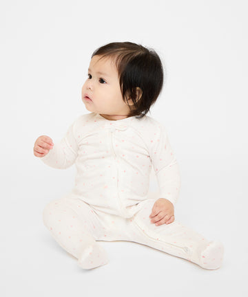 Marley Zip Pajama, Rose Hearts