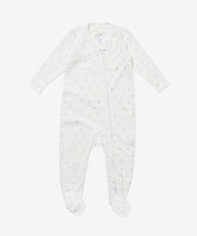 Marley Zip Pajama, Seafoam Hearts