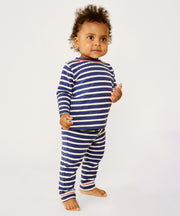 Edward Baby Long Sleeve T, Marine Stripe