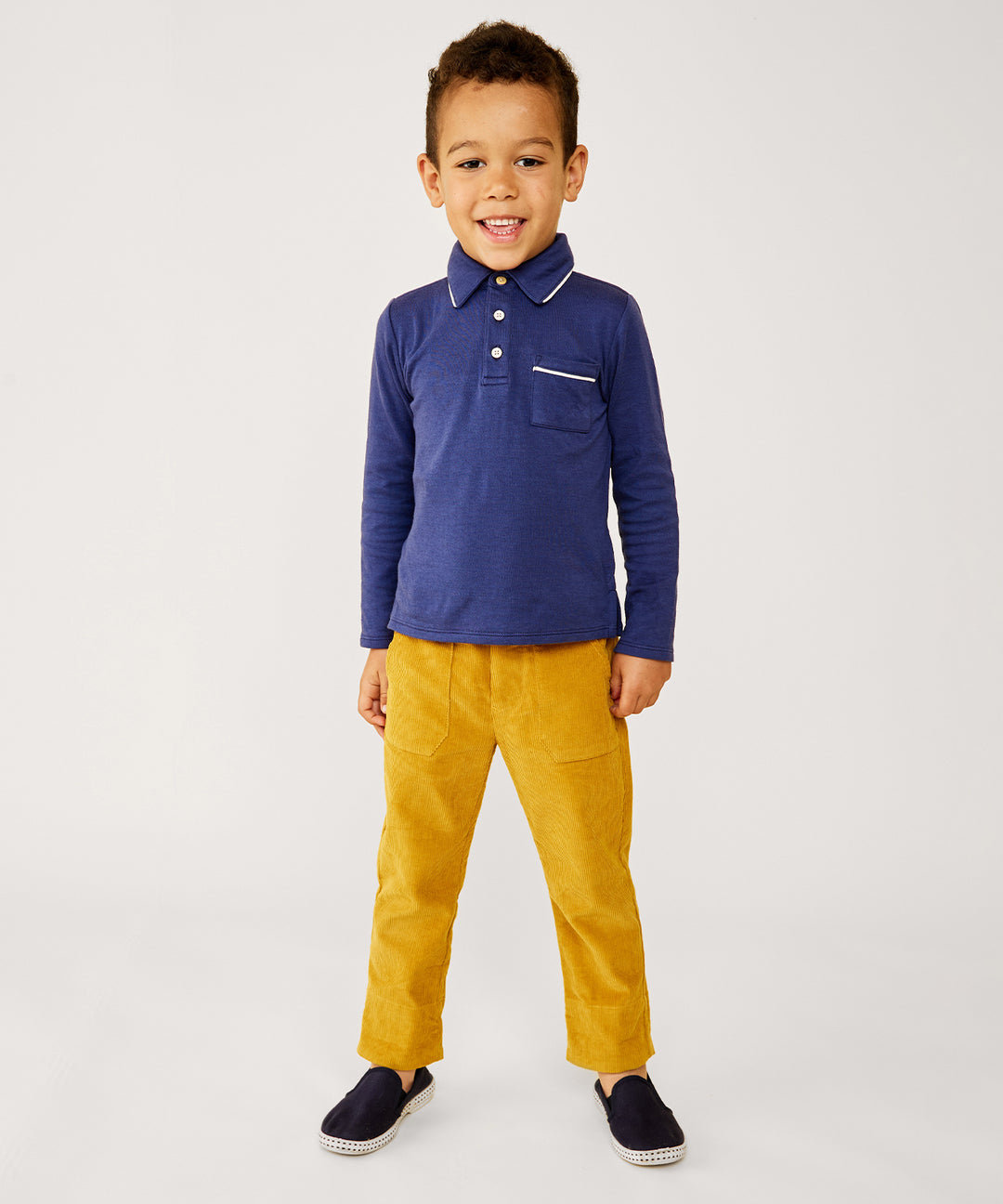 Grow Toddler, Boy's and Girl's Pants In Mustard | Oso & Me