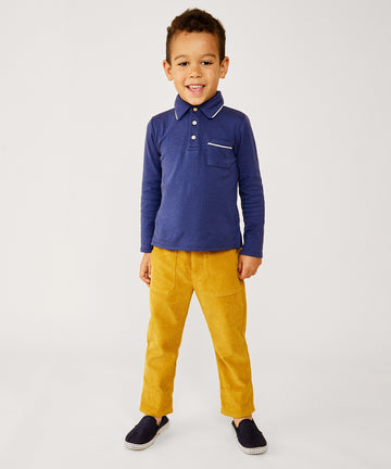 Grow Pant, Mustard Corduroy
