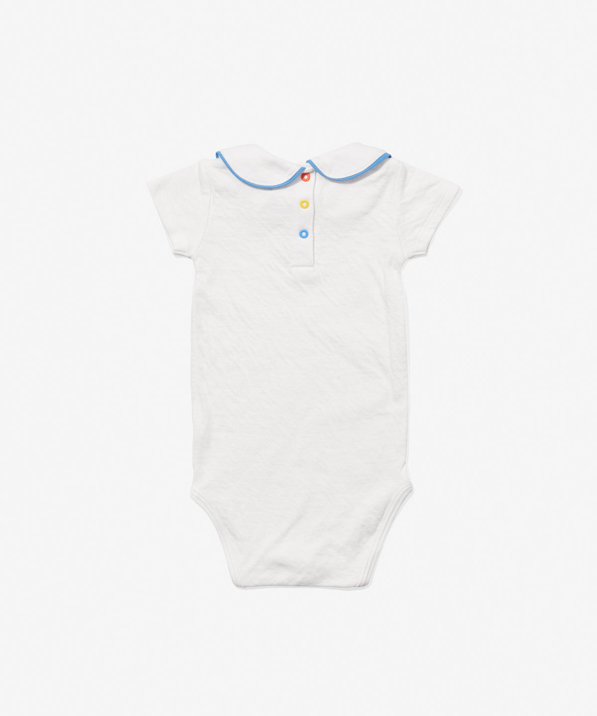 Pan One-piece, Blue Piping