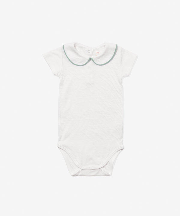 Pan One-piece, Seafoam Piping