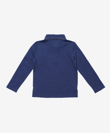 Parker Polo, Navy with Navy Piping
