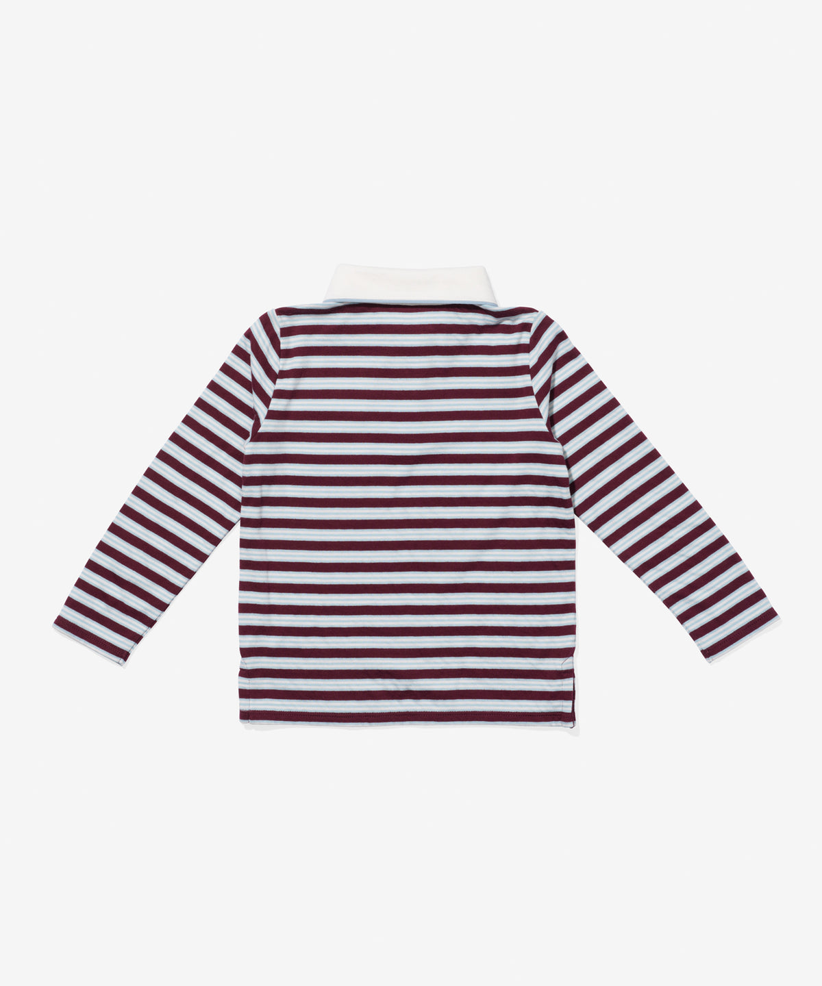 Parker Polo, Burgundy Triple Stripe
