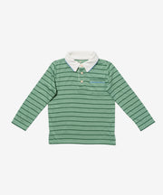 Parker Polo, Sage Fine Stripe