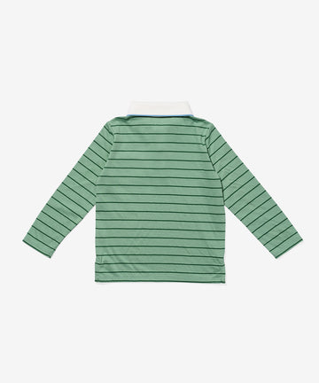 Parker Polo, Sage Fine Stripe