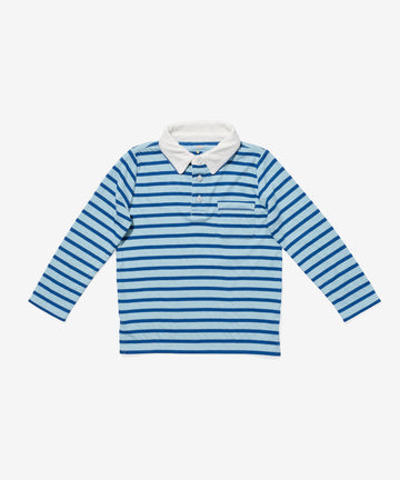 Parker Polo, Sky Blue Stripe