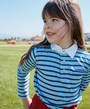 Parker Polo, Sky Blue Stripe