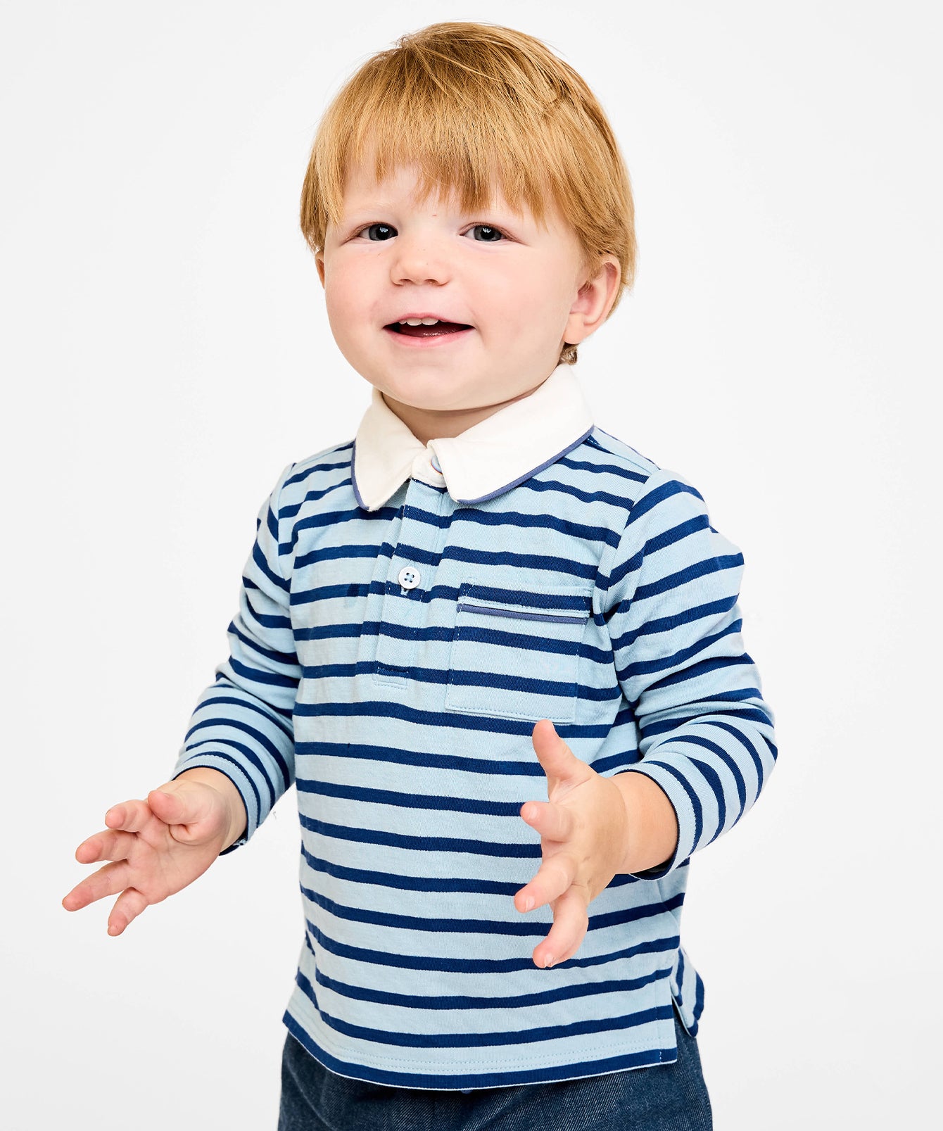Parker Polo, Sky Blue Stripe