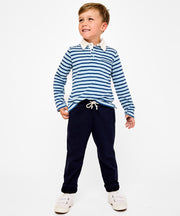 Parker Polo, Sky Blue Stripe