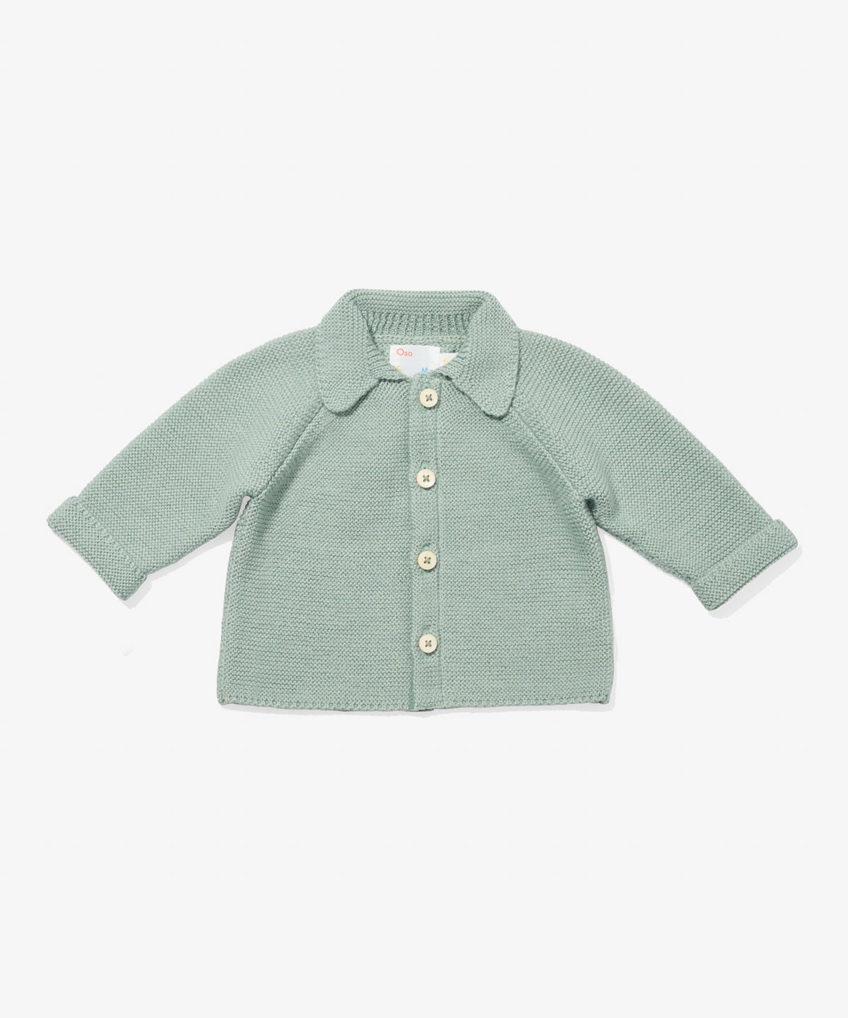 Oso & Me Pat Baby Jacket, Seafoam