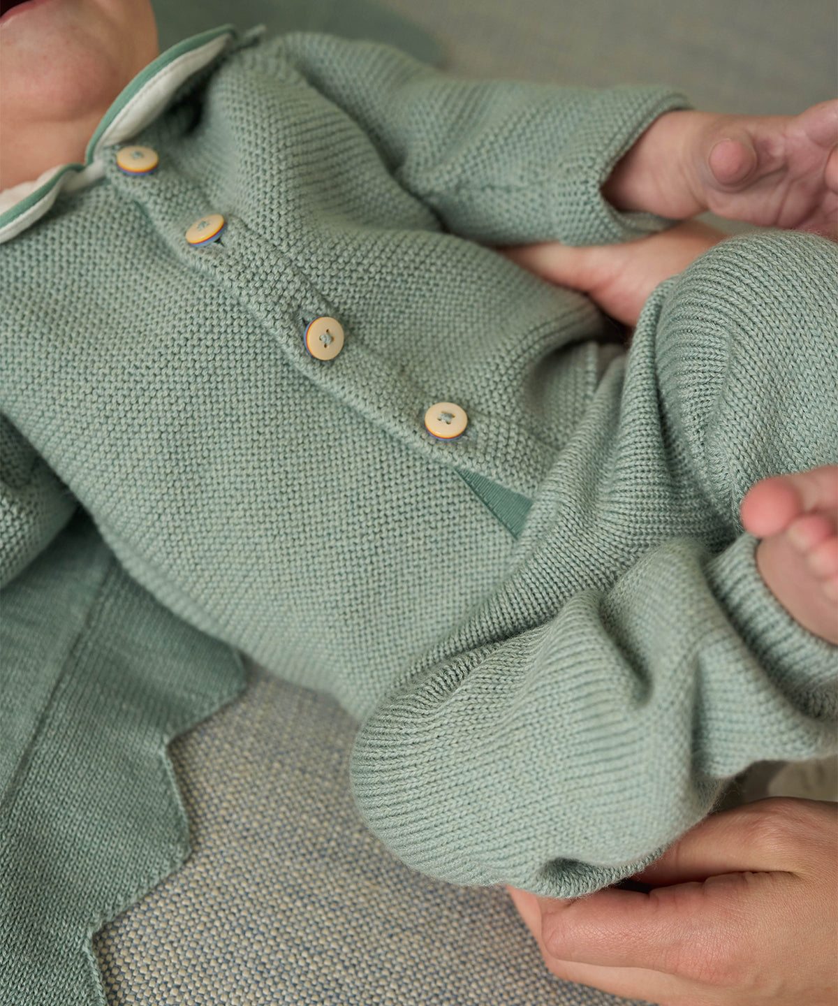 Pat Baby Jacket, Seafoam
