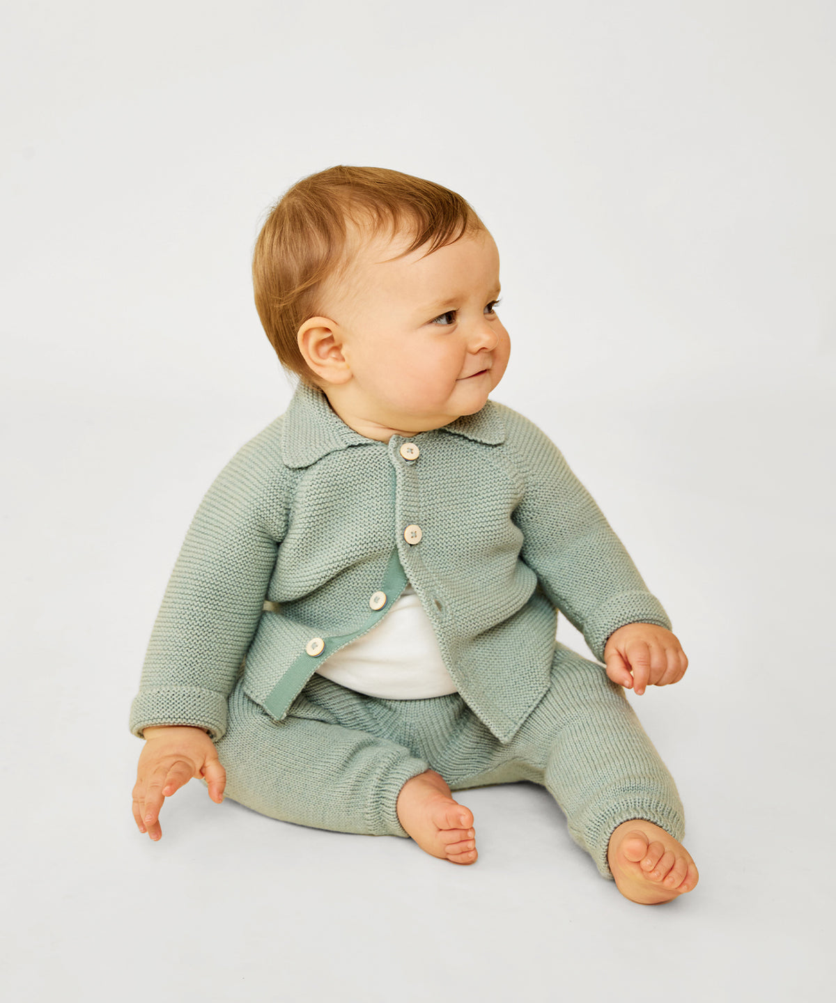 Pat Baby Jacket, Seafoam