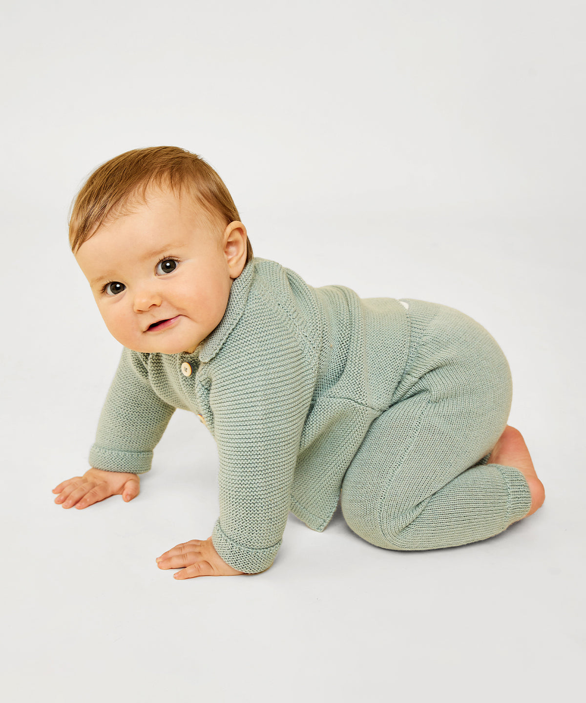 Pat Baby Jacket, Seafoam