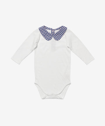 Peter Pan One-piece, Marine Tiny Check