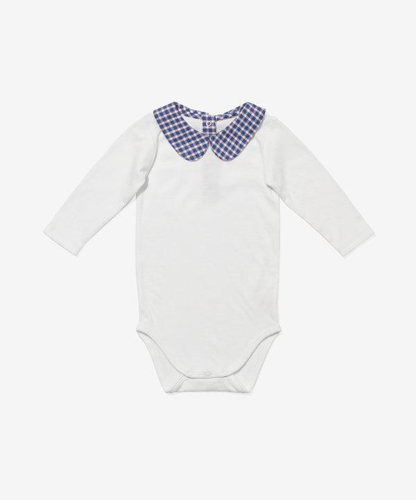 Peter Pan One-piece, Marine Tiny Check