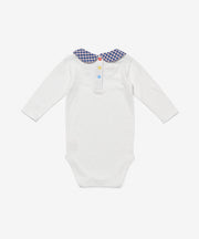 Peter Pan One-piece, Marine Tiny Check