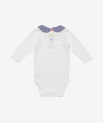 Peter Pan One-piece, Marine Tiny Check