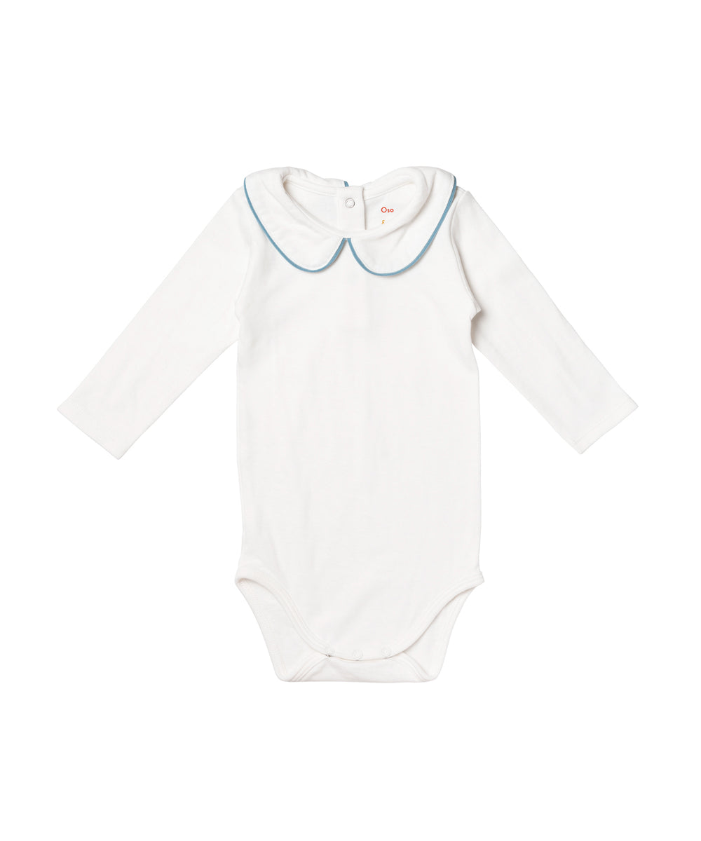 Peter Pan One-piece, Blue Piping