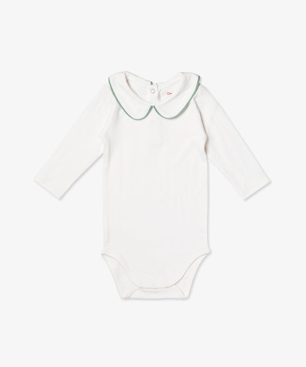 Peter Pan One-piece, Seafoam Piping