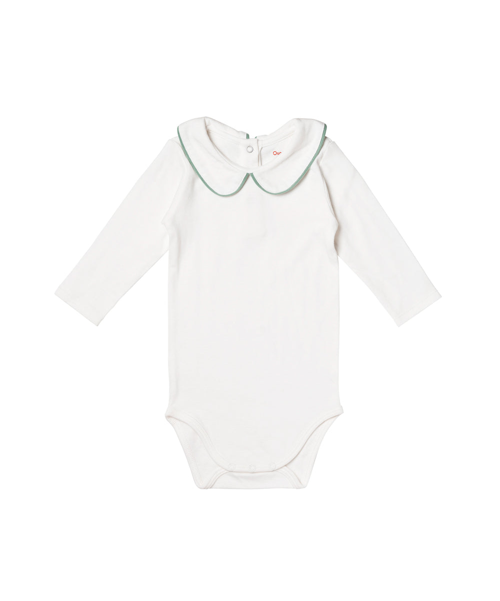 Peter Pan One-piece, Seafoam Piping
