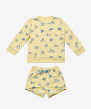 Remy Short Set, Butter Le Breakfast