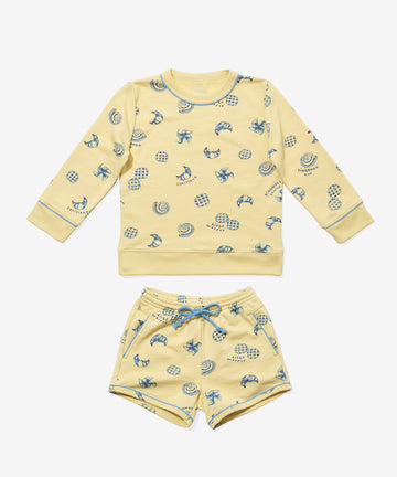 Remy Short Set, Butter Le Breakfast