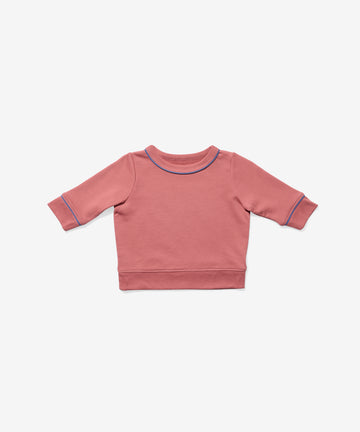 Remy Baby Sweatshirt, Nautical Red
