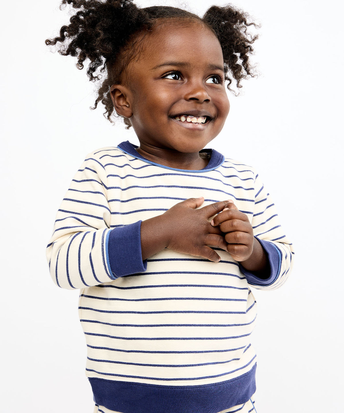 Remy Sweatshirt, Navy French Stripe