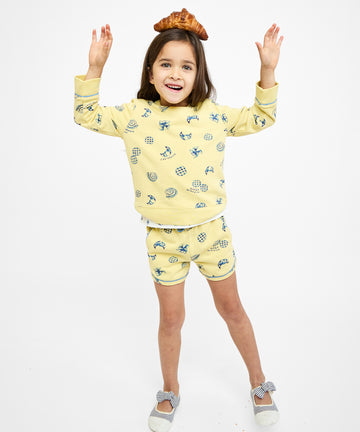 Remy Short Set, Butter Le Breakfast