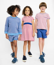 Remy Short Set, Paprika French Stripe