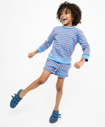 Remy Short Set, Paprika French Stripe