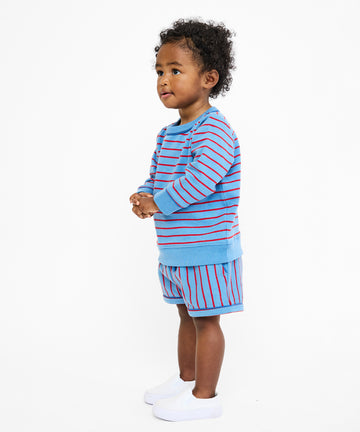 Remy Short Set, Paprika French Stripe