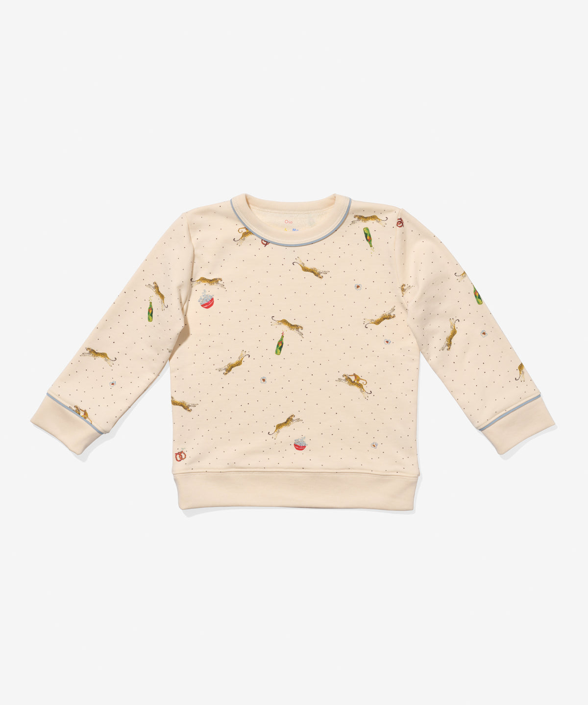 Oso & Me Remy Sweatshirt, Cream Snack Attack