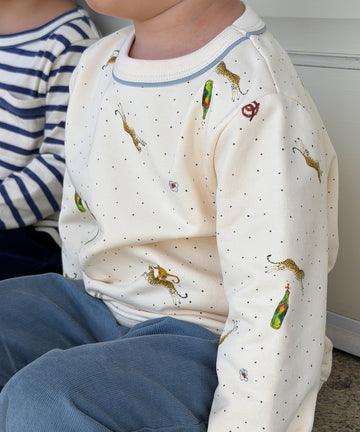 Remy Sweatshirt, Cream Snack Attack
