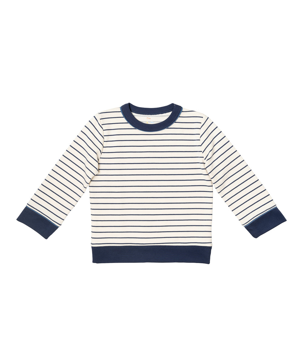 Remy Sweatshirt, Navy French Stripe