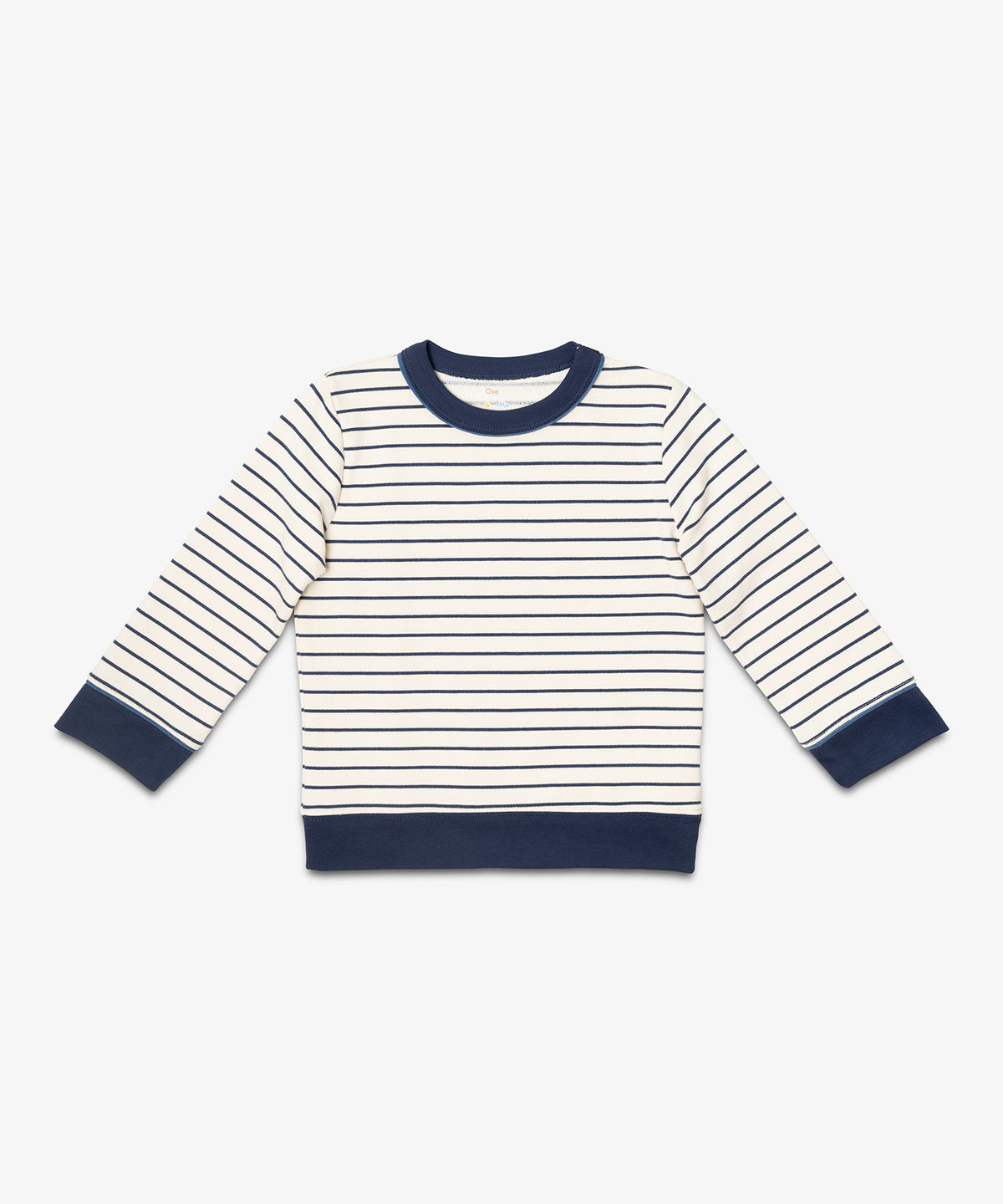 Oso & Me Remy Sweatshirt, Navy French Stripe
