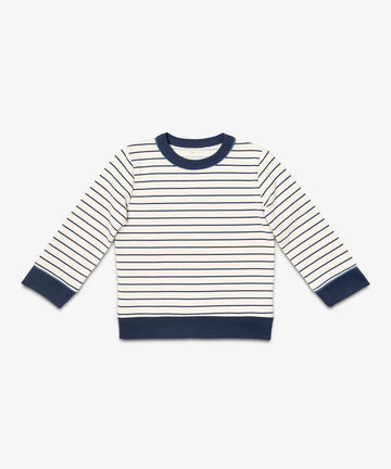 Remy Sweatshirt, Navy French Stripe