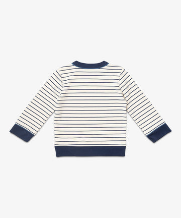 Remy Sweatshirt, Navy French Stripe